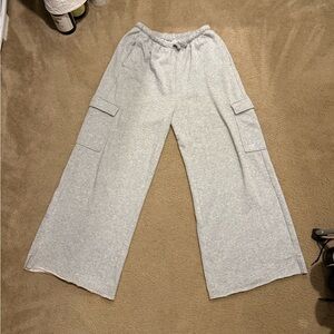 Gymshark Oversized Light Gray Sweatpants